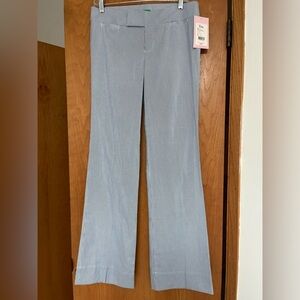 NWT Lilly Pulitzer Sasha pant bright navy Bedford stripe 4 $158